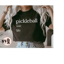 pickleball svg png, dictionary style, pickleball shirt svg, pickleball png, pickleball sweatshirt svg, cricut cut file,