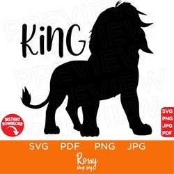 Hakuna Matata The Lion King SVG , Pumbaa, Simba, Svg , Disneyland Ears Clipart Svg clipart SVG, Cut file Cricut, Silhoue