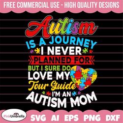 Autism is a Journey Svg, Autism Svg, Autism Awareness Svg, Autism Mom Svg, Autism Puzzle Svg, Puzzle Piece Svg, Autism P