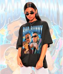 Retro Bad Bunny Shirt - Vintage Bad Bunny Shirt, Bad Bunny Homage Shirt,Bad Bunny Fan Sweatshirt, Cu