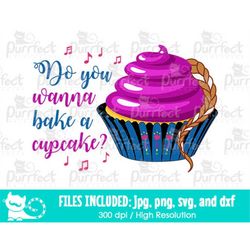 Princess Quotes Cupcake SVG, Anna SVG, Digital Cut Files in svg, dxf, png and jpg, Printable Clipart, Instant Download