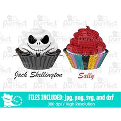 Valentines Character Cupcakes Bundle SVG, Digital Cut Files in svg, dxf, png and jpg, Printable Clipart
