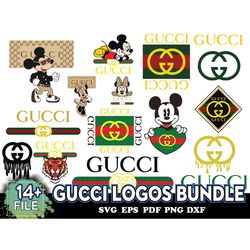 Gucci Logos Bundle, Gucci Logo, Gucci Symbol, Gucci Emblem, Gucci Mickey Mouse, Mickey Mouse Gucci, Famous Logo