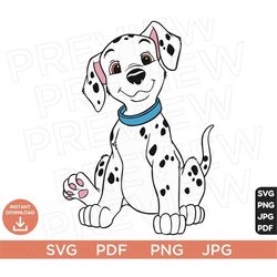 101 Dalmatians SVG Ears dalmatian svg png clipart dog cute, Disneyland ears svg clipart SVG, Cut file Cricut, Silhouette
