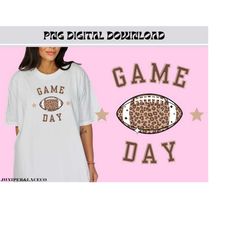 Game day football png, retro football sublimation, retro game day png, football vibes, touchdown season,sports png, fall