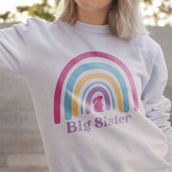Big Sister Rainbow SVG, Rainbow, Easter Rainbow, Family Matching shirt, Easter Shirt, Family Matching shirt, Cricut Cut