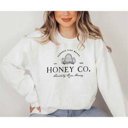 Hundred Acre Woods Honey Co Disney Inspired Pullover Sweatshirt