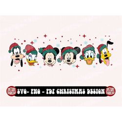 Christmas Svg Png, Best Day Ever, Character Face Xmas, Christmas Squad, Christmas Friends Svg, Holiday Svg Png Files For