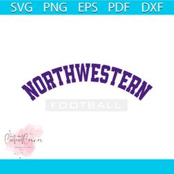 Northwestern Wildcats Football Team SVG Cutting Digital File