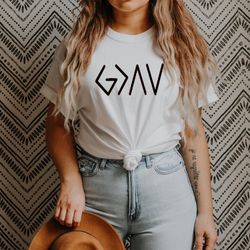 God is greater than the highs and lows - t-shirt - Christian t-shirt - Religious shirt - Women's top