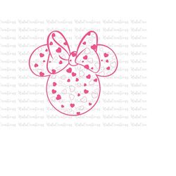 Mouse Icon Pink Heart Svg, Family Trip Svg, Vacay Mode Svg, Svg, Png Files For Cricut Sublimation