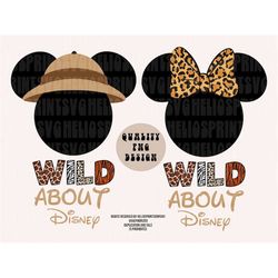 Family Vacation 2023, Family Trip 2023, Mickeyy and Minniee Safari Ears, Wild about, Safari Png, Digital Download