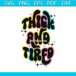 Thick and Tired Funny Halloween Skeleton Hand SVG Digital File