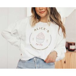 Alice's Wonderland Bakery Pullover Sweatshirt