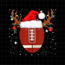 Football Reindeer Xmas Png, American Football Reindeer Png, Football Reindeer Christmas Png, Football Reindeer Santa Hat