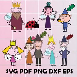 Ben and holly little kingdom Clipart, Ben and holly little kingdom Svg, Ben and holly little kingdom png, Ben and holly