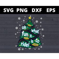 oh what fun it is to ride christmas tree svg files for cricut, oh what fun svg