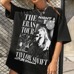 Custom Eras Tour Las Rutherford NJ, Night 1, Metlife Stadium Taylor Eras Tour Shirt, Getaway Car, Taylor Swiftie Shirt