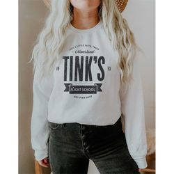 Tinks Flight School Pullover Sweatshirt / Tinker Bell / Disney Inspired
