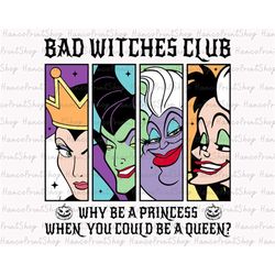 Bad Witches Club Svg, Bad Girls Svg, Villain Gang Svg, Villains Wicked Svg, Halloween Villains Svg, Bad Girls Svg, Hallo