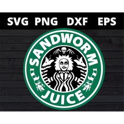 Sandworm Juice Beetlejuice Halloween svg files for cricut