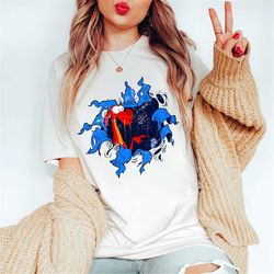 Disney Mulan Mushu Cri-Kee Takes The Blame Ripped Portrait T-shirt, Magic Kingdom Unisex T-shirt Family Birthday Gift Ad