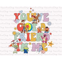 Retro You've Got A Friend In Me Png, Cowboy and Friends Png, Friendship Png, Vacay Mode Png, Magical Kingdom Png, Family