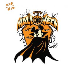 Disney Halloween Mickey Vampire SVG Graphic Design File