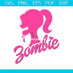 Barbie Zombie Funny Halloween SVG Cutting Digital File