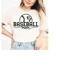 Baseball Mom SVG, PNG, Baseball Vibes Svg, Baseball Svg, Game Day Baseball Svg, Baseball Mama Svg, Baseball Mom Shirt Sv