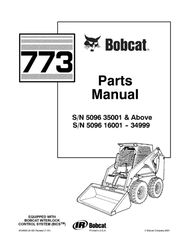 773 Skid Steer Loader Workshop & Parts Manual BOBCAT