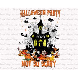 Halloween Party Not So Scary PNG, Halloween Mouse And Friends Png, Halloween Png, Trick Or Treat Png, Halloween Masquera