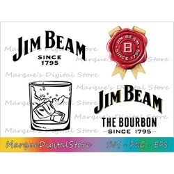 Jim Beam Whishey Svg, Bourbon Svg, Whiskey Svg Bundle, Liquor Svg, Alcohol Whiskey Svg, Whiskey Design Svg, Whiskey Labe