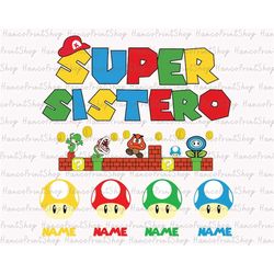 Super Sister PNG, Sister Png, Super Family Png, Funny Sister Png, Gift for Sister, Sister Shirt Design, Super Sister Per