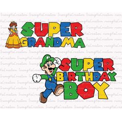 Bundle Super Family PNG, Super Birthday Boy Png, Happy Birthday Png, Birthday Png, Family Matching Shirt, Sublimation De