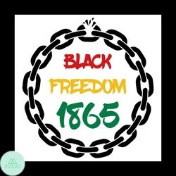 Black freedom 1865, freedom svg, black freedom, black lives matter, black history, Free Ish Since 1865, juneteenth svg,