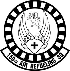 150 Air Refueling Squadron emblem VECTOR FILE for laser engraving, cnc router, cutting, engraving file