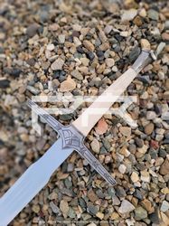 GERALT white silver WITCHER sword Netflix adaptation steel replica