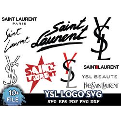 Ysl Logo SVG, Saint Laurent Logo, Yves Saint Laurent Logo, Ysl Symbol, Famous Brand ,Brand Logo