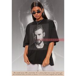 CHRIS EVANS Shirt, T Shirt Roger Stev3 Vintage Inspired T Shirt 90s Tribute Rap Tee Shirt Old School Retro 90's Vintage