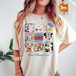 Vintage Disney Mickey and Friends Comfort Colors Shirt ,Walt Disney World 2023 Shirt ,Vintage Mickey Tee, Mickey Minnie,