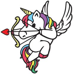 Cupid Unicorn Svg, Valentine Svg, Unicorn Svg, Cupid Svg, Unicorn Cupid Valentine Svg, Cute Unicorn Svg, Unicorn Hearts