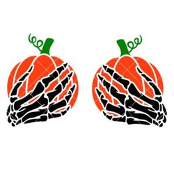 pumpkin boobs halloween skeleton hands coffee ring svg, witch, venti cup decal svg, coffee ring svg,