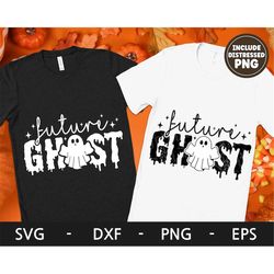 Future Ghost svg, Halloween shirt, Retro svg, Spooky svg, Ghost svg, Kids Halloween svg, dxf, png, eps, svg files for cr