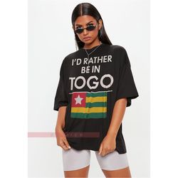 I'd Rather Be In Togo Unisex Shirt, It's in my DNA, Togolese Flag Roots, Togo Tee, Togolese Tshirt, Togolese Pride Gifts