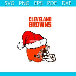 Cleveland Browns NFL Christmas Logo SVG Digital Cricut File