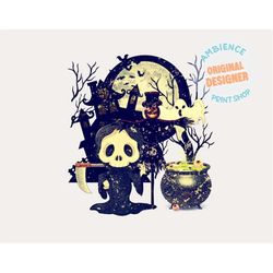 Haunted House PNG-Halloween Sublimation Digital Design Download-spooky season png, spooky girl png, kids halloween png,