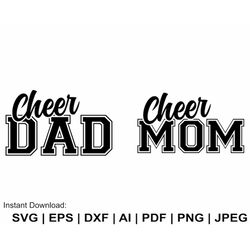 Cheer Mom Svg, Cheer Dad Svg, Cheer Mama Svg, Cheer Daddy Svg, Cheer Life Svg,   Cheerleader Mom Svg, Mom Life Png,Svg,D