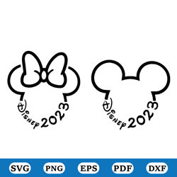 Family Trip 2023 Disney SVG, Mouse Mice SVG, Family Vacation 2023 SVG, Minnie Mouse Svg, Disney World Svg