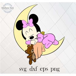 mouse svg, cute baby svg, baby mouse svg, baby girl svg, svg, vector file, cut file, silhouette, svg files for cricut